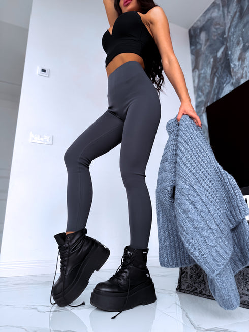 TERMO leggingai "PERFECT BODY LM819" - PILKI